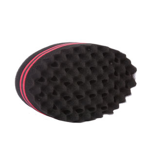 Éponge magique de coiffure de haute qualité à gros et petits trous pour dreadlocks, ondulations et boucles afro - Product Image 6