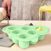 Bac à glaçons en silicone flexible réutilisable de qualité alimentaire avec distributeur de fruits, sans BPA, écologique, logo personnalisé pour bébé de 0 à 12 mois