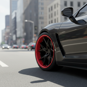 Nuevas Llantas de Aleación de Aluminio Forjado HZR Dobles de 18-24 Pulgadas para BRZ/<span class=keywords><strong>XV</strong></span>/Forester/Outback 2011 - Acabado Rojo, Diseño Multirradio, Universal - Product Image 5