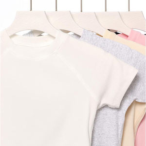 Top Corto Básico Ajustado Personalizado, 92% Algodón, 8% Elastano, Cuello Redondo, Camiseta Corta con Costuras para Mujer - Product Image 2