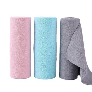 20*20Custom Logo <b>Microfiber</b> Cleaning Cloth Roll, Tearable Reusable Absorbent Kitchen <b>Towels</b> for Household Cleaning - Product Image 1