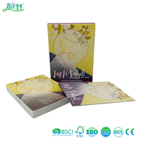 Jeu de cartes personnalisé grand format avec texture lin, jeu d'oracle avec livre d'instructions en papier, jeu de cartes de tarot personnalisé