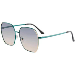 Gafas de Sol Polarizadas Qianai con Media Montura Metálica, Marco Dorado, Protección UV400, Unisex, Modernas, Tipo 3 - Product Image 5