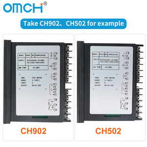 Bộ điều khiển nhiệt độ hiển thị kỹ thuật số thông minh dòng CH-B omch Bộ điều khiển nhiệt độ 15A AC85-265V SSR + Rơle đầu vào tăng gấp đôi đầu ra tại nhà - Product Image 6