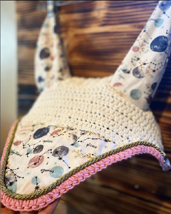 ผ้าคลุมหน้าแมลงวันเพื่อป้องกันม้าม้าม้าขี่ม้าสีฟ้า - Product Image 2