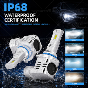 Super Bright 9005 9006 <b>LED</b> Headlight Bulb Silent Fan Easy Install Waterproof Durable Car Front Lighting System Auto Part - Product Image 2