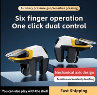 Joystick de juego Mango Control móvil Gaming Trigger Controller Fire Button Shooter para juego pubg Call of Duty APEX DY11