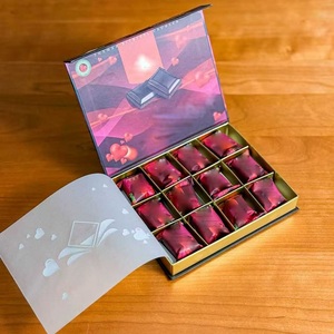 Boîtes cadeaux en carton ondulé de luxe Chocovip, best-sellers, avec fermeture magnétique, pour chocolats pour hommes, chocolat Themra <span class=keywords><strong>Macun</strong></span> - Product Image 3
