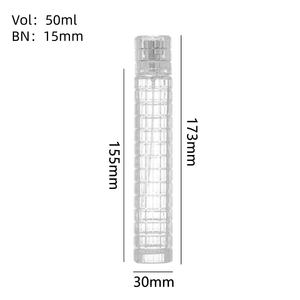 Botellas de Perfume de Vidrio Transparente de 30/50 ml de la Marca <span class=keywords><strong>BEYO</strong></span>, Listas para Usar, con Pulverizador, Envases Pequeños, Botellas Vacías al por Mayor, Tapas - Product Image 3