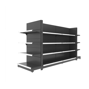 Scaffalatura per supermercato regolabile in metallo leggero e plastica - Product Image 1