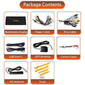 Reproductor de DVD para coche 4G LTE Android para Hyundai Santa Fe IV 2019 2020 2021 12,3 "8Core 1920*720 QLED pantalla Video estéreo Carplay - Product Image 4