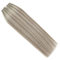 Top qualité Double dessiné vierge plus de 45 couleurs différentes russe cuticule Balayage bande Extensions de cheveux