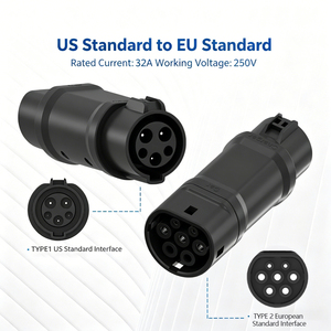 Adaptador de Alta Calidad Tipo 1 a GBT, Conector de Carga para Vehículos Eléctricos de <span class=keywords><strong>32A</strong></span> y 7kW, J1772 a GB/T 20234.2 para Vehículos Estándar Chinos BYD - Product Image 2