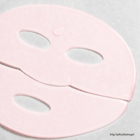 Masque de nuit hydrogel PDRN ADN de saumon à changement de couleur, réparation au collagène rose, anti-poches, éclaircissant, personnalisable