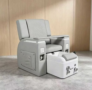 Fauteuil multifonctionnel pour manucure, pédicure, soins des cils et esthétique, avec fonction bain de pieds et massage du dos - Product Image 3