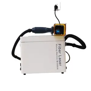 Manuel lazer taşınabilir Fiber lazer graver 20W/30W el fiber lazer işaretleme makinesi