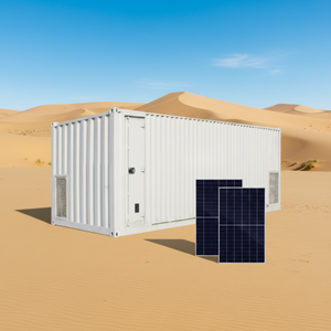 Armoire de stockage d'énergie 500 kWh 1 MWh, système de stockage d'énergie hors réseau, batterie au lithium, conception modulaire, conteneur de stockage d'énergie - Product Image 1