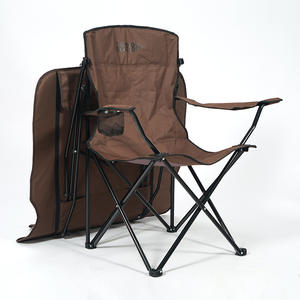 <span class=keywords><strong>Chaise</strong></span> pliable Oxford à cadre en métal portable léger avec moustiquaire à baldaquin Design moderne <span class=keywords><strong>Observation</strong></span> de la recherche en plein air sur la plage - Product Image 3