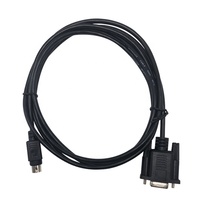 Mini-DIN 8-PIN Buchse auf RS232 DB9 Buchse PLC-Programmierkabel