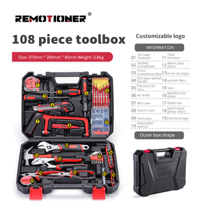 Bộ Dụng Cụ Cầm Tay Gia Dụng Thông Thường 108 Món Bộ Dụng Cụ Sửa Chữa Gia Đình Hoàn Chỉnh Với Hộp Dụng Cụ Chắc Chắn - Product Image 3