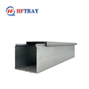 Systèmes de gouttières à câbles en acier galvanisé à chaud non perforés de type à fente pour la pose de câbles industriels, résistants à la corrosion, solides - Product Image 3