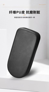Coussin de selle arrière en PU super doux, durable et imperméable pour VTT, confortable, style simple, unisexe, pour adulte - Product Image 3