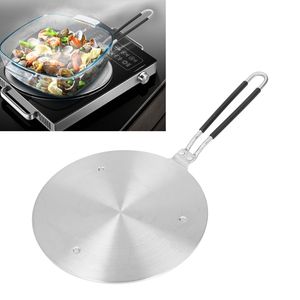 Plaque diffuseur de chaleur en acier inoxydable, plaque <span class=keywords><strong>adaptateur</strong></span> à <span class=keywords><strong>induction</strong></span> à chaleur rapide et uniforme avec longue poignée <span class=keywords><strong>pour</strong></span> cuisinière à <span class=keywords><strong>induction</strong></span>, type poêle en fonte 2 - Product Image 6