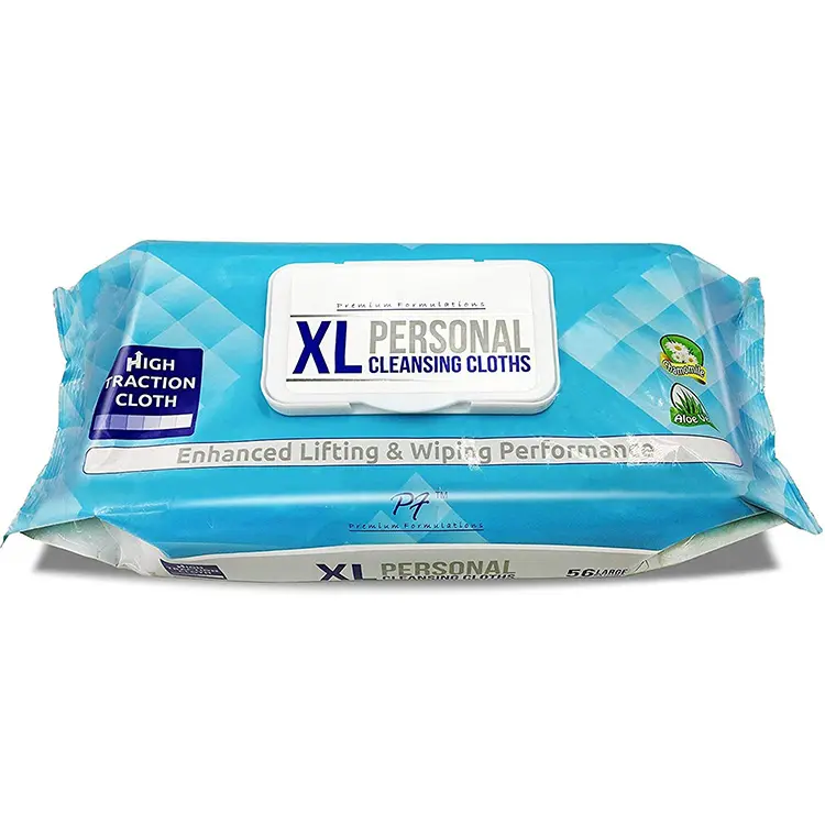 Biokleen Formulations HIGH TRACTION XL THICK Adult Wipes Wash Cloths CHG adult wipes wet tissues adult body wipes