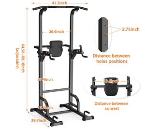 Prodotti ottimali Power Tower Pullup 26KGS Multi Grip string Up <span class=keywords><strong>Bar</strong></span> acciaio - Product Image 3
