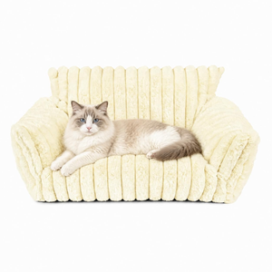 Pet Sofa Detachable Washable Kennel Warm <b>cat</b> Kennel Four Seasons Universal Pet Mattress Rabbit Plush Dog Bed - Product Image 1