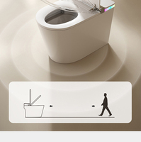 Toilette intelligente sans eau de qualité supérieure, chasse d'eau automatique, lumière nocturne, toilette électronique en céramique, sanitaire, pour la maison familiale
