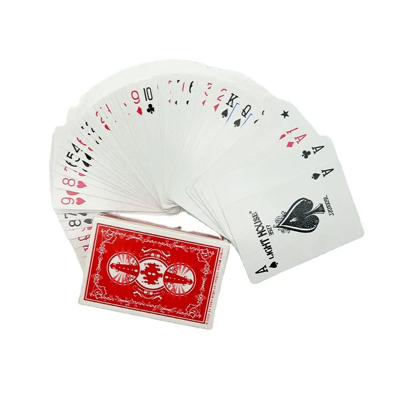 Cartes magiques de test de jeu durables en gros Carte de poker magique de divertissement