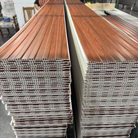 Panneau PVC imperméable effet bois pour plafond domestique, fabrication chinoise, idéal pour la décoration intérieure