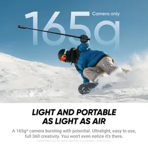 Caméra d'action Insta360 X4 Air 8K HD CMOS, pack standard, pour vlog, vidéo, sport, grand angle 180°, WiFi, étanche - Product Image 4