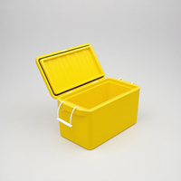 Glacière isotherme rotomoulée pour panneaux solaires avec chaise intégrée 68QT, robuste, étanche, anti-fuite, isolée, écologique pour aliments