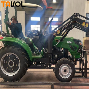 Mini Tractor Agrícola Compacto 4x4 de 50HP/60HP con Retroexcavadora Delantera, Equipo Agrícola con Tracción en las 4 Ruedas, Componente Principal del Motor - Product Image 3