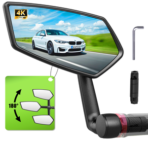 Велосипедное боковое зеркало EasyDo, зеркало для скутера, круизного велосипеда, складное зеркало с крыльями - Product Image 5