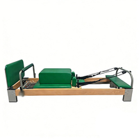 Equipo Comercial de Pilates Reformer: Cama Reformer para Flexibilidad Corporal y Estiramiento Muscular, Ideal para Estudio de Yoga