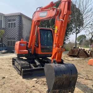 Mini-excavatrice d'occasion Doosan Dx75-9c Dx75 7 tonnes 8 tonnes, Corée, matériel de terrassement d'occasion, excavatrices sur chenilles d'origine - Product Image 2