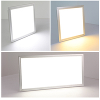 Plafonnier LED Luminaire de bureau à intensité variable Carré Rond Encastré Grille Downlight 30*30cm Éclairage de plafond pour salle de classe