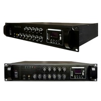 AMPLIFICADOR DE SISTEMA PA MP-VCM250, 250 vatios, dirección pública, 5 zonas ajustables