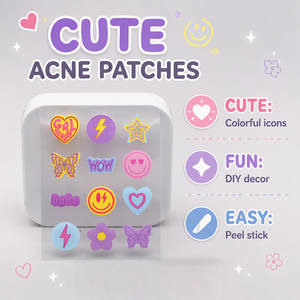 Parches Hidrocoloides para Acné Estilo INS con Ácido Salicílico y Centella Asiática, Cuidado Diario <span class=keywords><strong>de</strong></span> la Piel para <span class=keywords><strong>Mujeres</strong></span> Jóvenes - Product Image 1