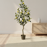 Fabrik-Großhandel 120cm Künstlicher Zitronenbaum Simulierter Bonsai-Kunstpflanze für Heim- und Gartendekoration