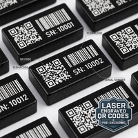 Etiqueta RFID de Microcerámica Personalizada Anti-Metal con Chip UHF de Alta Temperatura para Inventario de Racks de Servidores IT