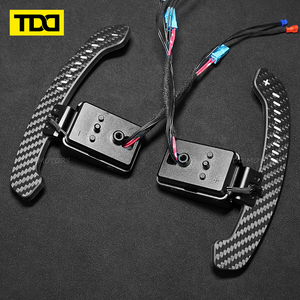 แป้นเปลี่ยนเกียร์คาร์บอนไฟเบอร์แบบแม่เหล็ก LED สำหรับ BMW F10 F06 F07 F11 F18 F12 F13 F01 F02 F30 F31 F32 F33 F34 ซีรีส์ 2 3 4 5 6 7 - Product Image 5