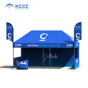 KCCE-Tienda con dosel de aluminio plegable para eventos, tienda de campaña promocional con proveedor de publicidad personalizada <span class=keywords><strong>10X10</strong></span> - Product Image 4