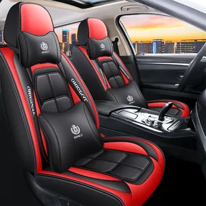 full set surround waterproof car interior accessories 2022 universal size leather car seat cover 3d for bmw audi toyota corolla