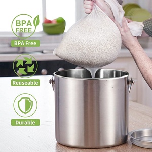 New Arrival <b>Extra</b> <b>Large</b> 26\" x 22\" Reusable Cold Brew Wine Straining Bag Home Brewing Hops Making Drawstring Packaging <b>Printing</b> - Product Image 3
