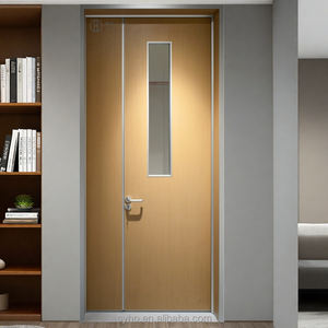 Puerta de instalación de cuidado del fabricante de la fuente con panel de visión Puerta de hogar de enfermería Panal de aluminio Puerta de doble hoja <span class=keywords><strong>desigual</strong></span> silenciosa - Product Image 3