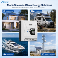 Régulateur de charge solaire RV EPEVER TES6415 TES8425 TES10425 60A 80A 100A MPPT CAN Parallèle BMS RS485 Mode sans batterie